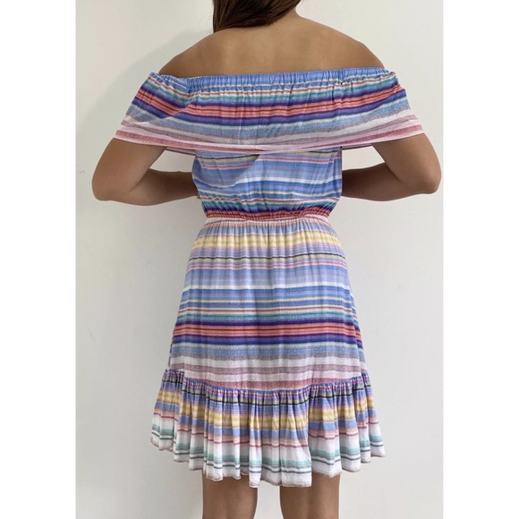 SEAFOLLY  Striped Off The Shoulder Dress Size XS 8 - Picture 4 of 6